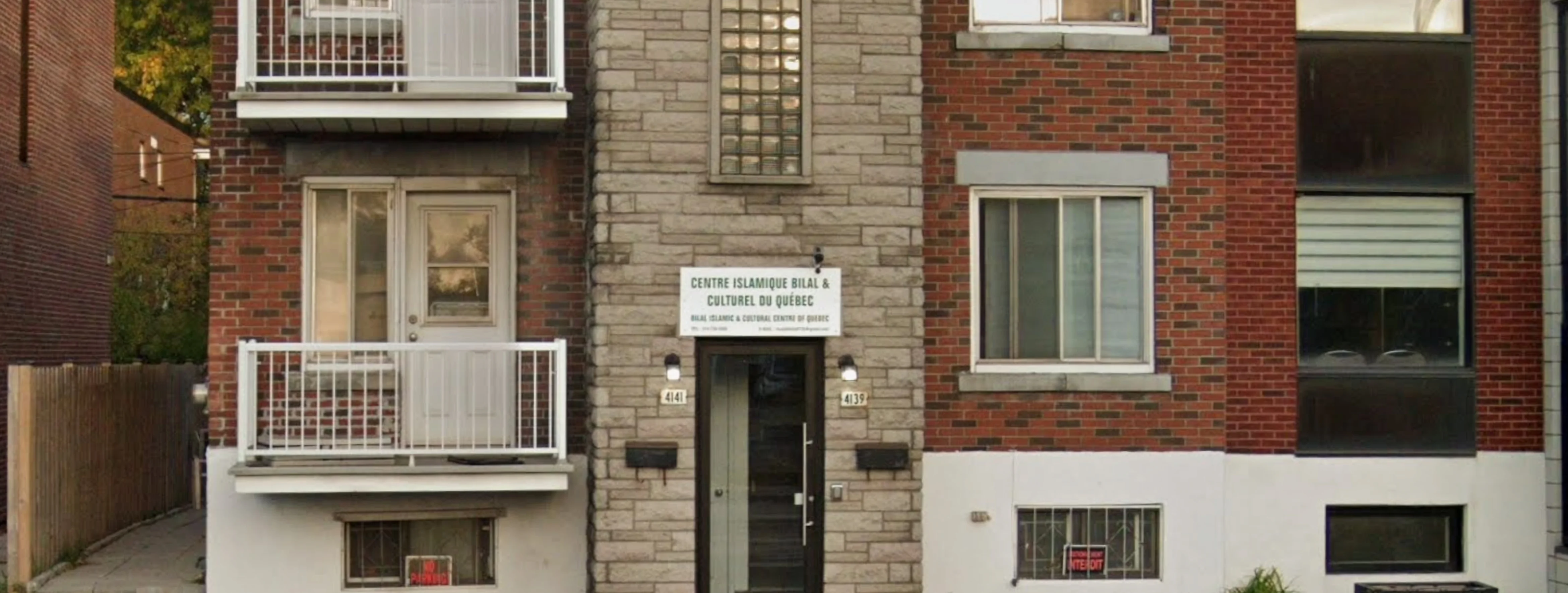 Exterior view of Centre Islamique Bilal du Québec Montréal building